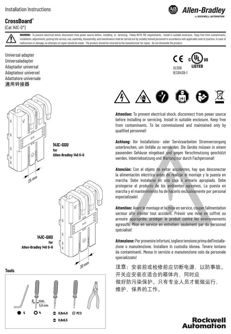 Rockwell Automation Allen-Bradley CrossBoard 141C-G Series User manual