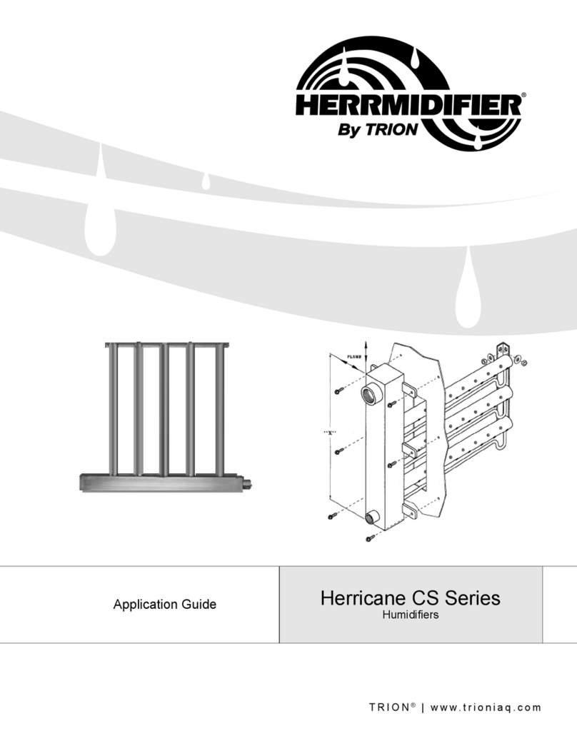 Trion HERRMIDIFIER Herricane CS Series User guide Trion HERRMIDIFIER Herricane CS Series User guide