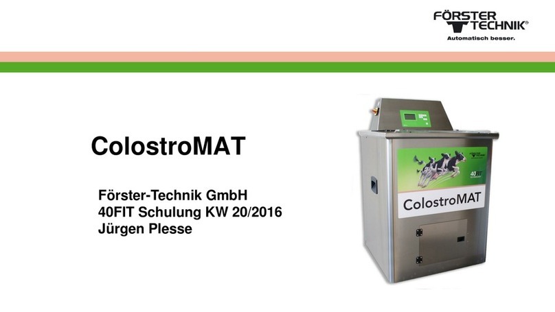 Förster-Technik ColostroMAT manual