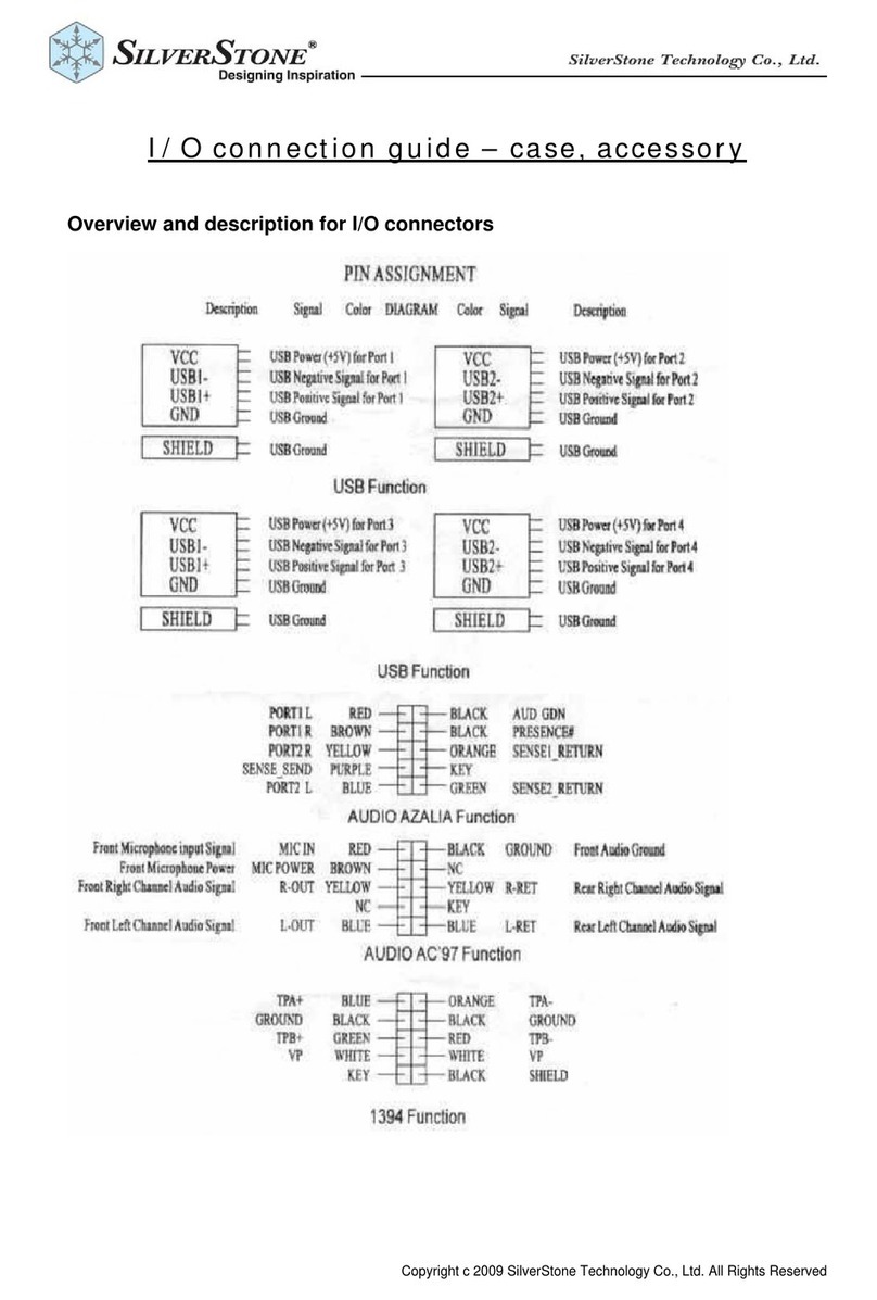 SilverStone SST-GD01B-MXR Instruction Manual