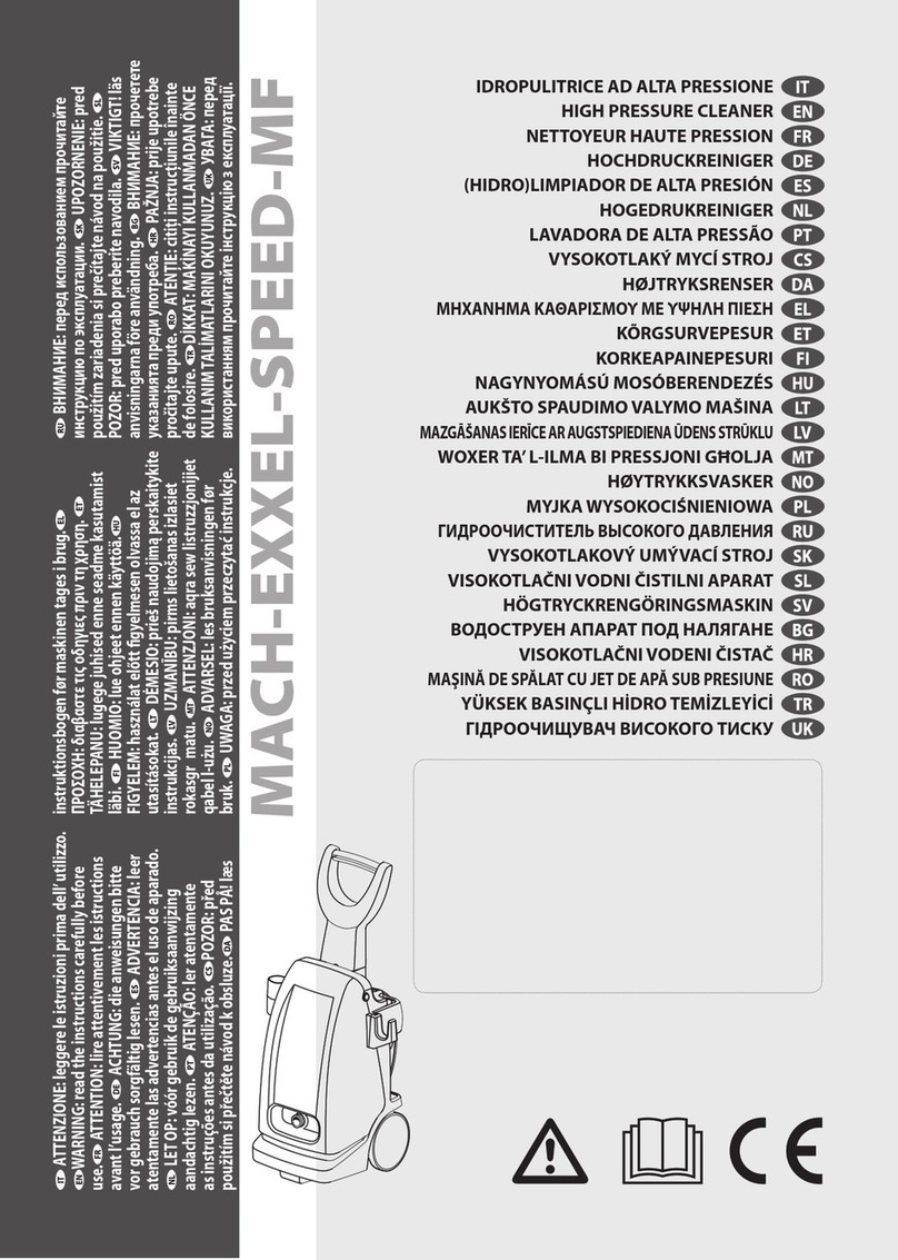 Lavorwash MACH-EXXEL-SPEED-MF manual
