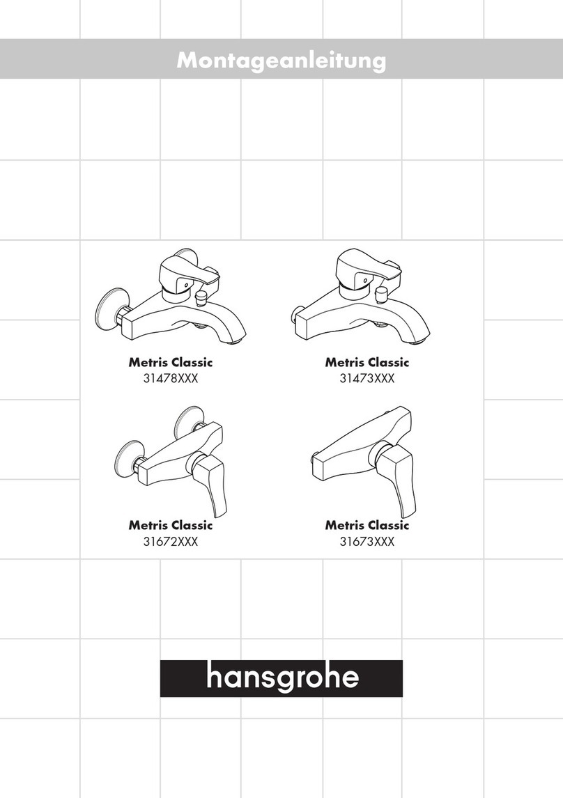 Hans Grohe Metris Classic 31478 Series User manual