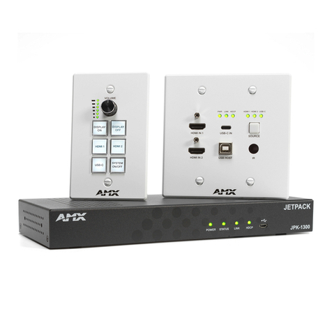 Harman AMX JPK-1300 quick start guide