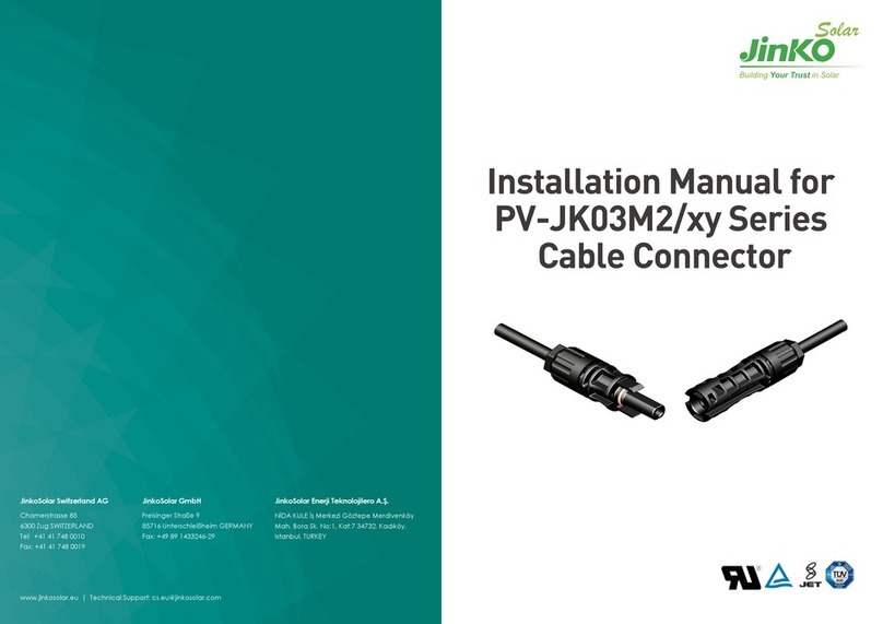 Jinko Solar PV-JK03M2 Series installation manual Jinko Solar PV-JK03M2 Series installation manual