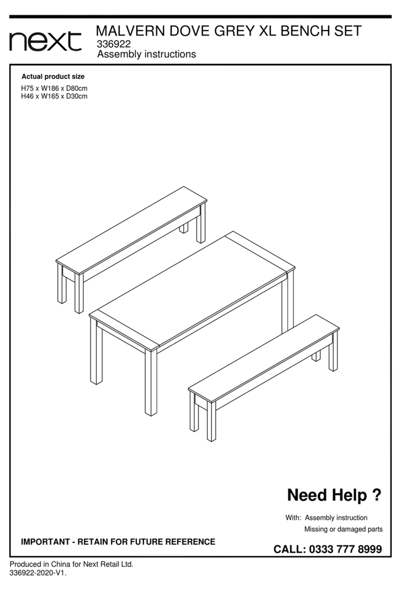 Next MALVERN DOVE GREY XL 336922 User manual Next MALVERN DOVE GREY XL 336922 User manual