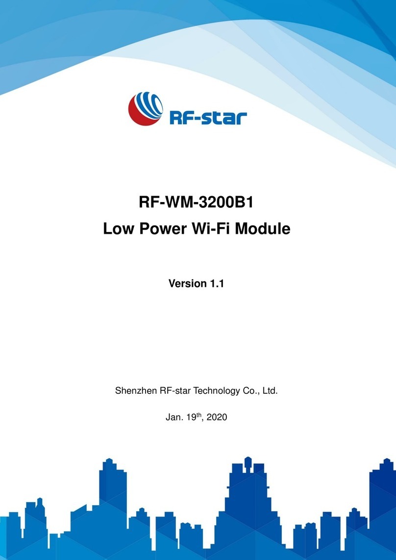 RF-Star RF-WM-3200B1 User manual RF-Star RF-WM-3200B1 User manual