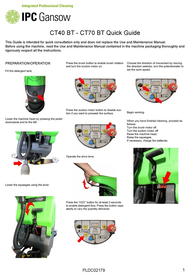 IPC Gansow CT40 BT User manual