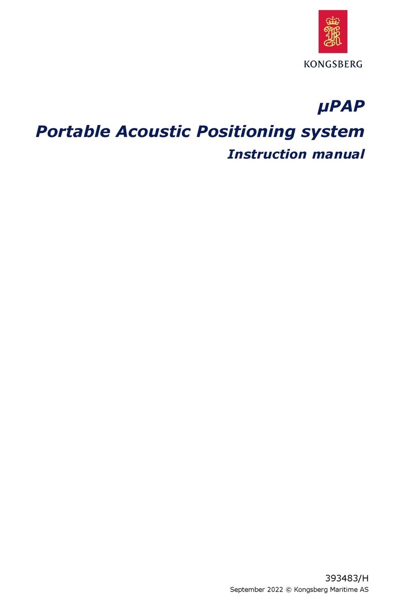 Kongsberg mPAP instruction manual