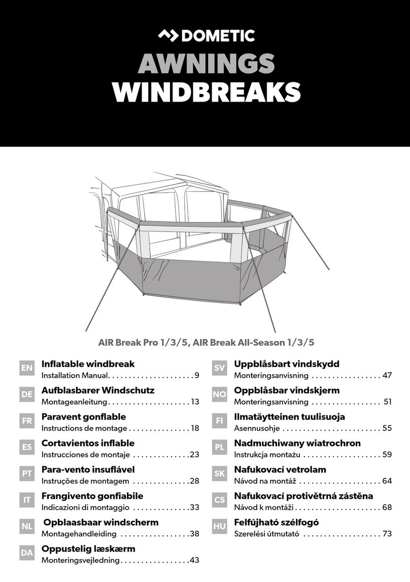 Dometic AIR Break Pro 1 installation manual