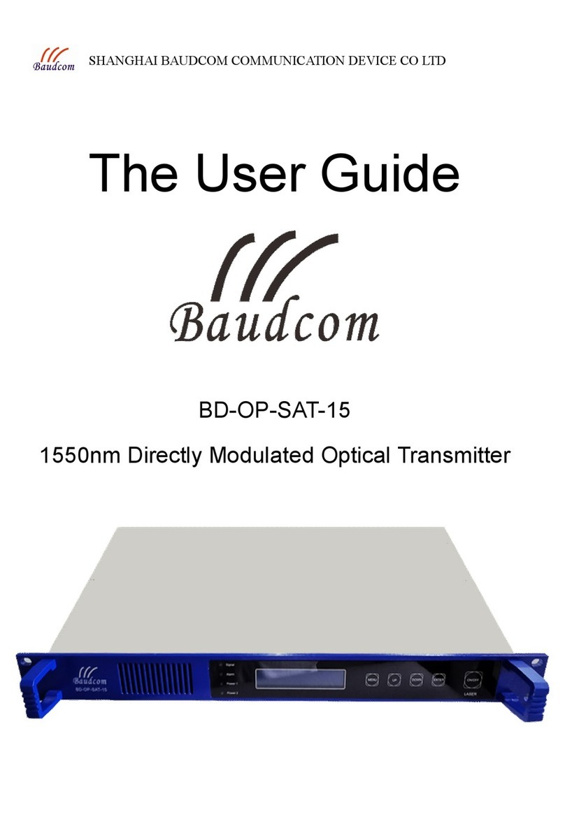 Baudcom BD-OP-SAT-15 manual