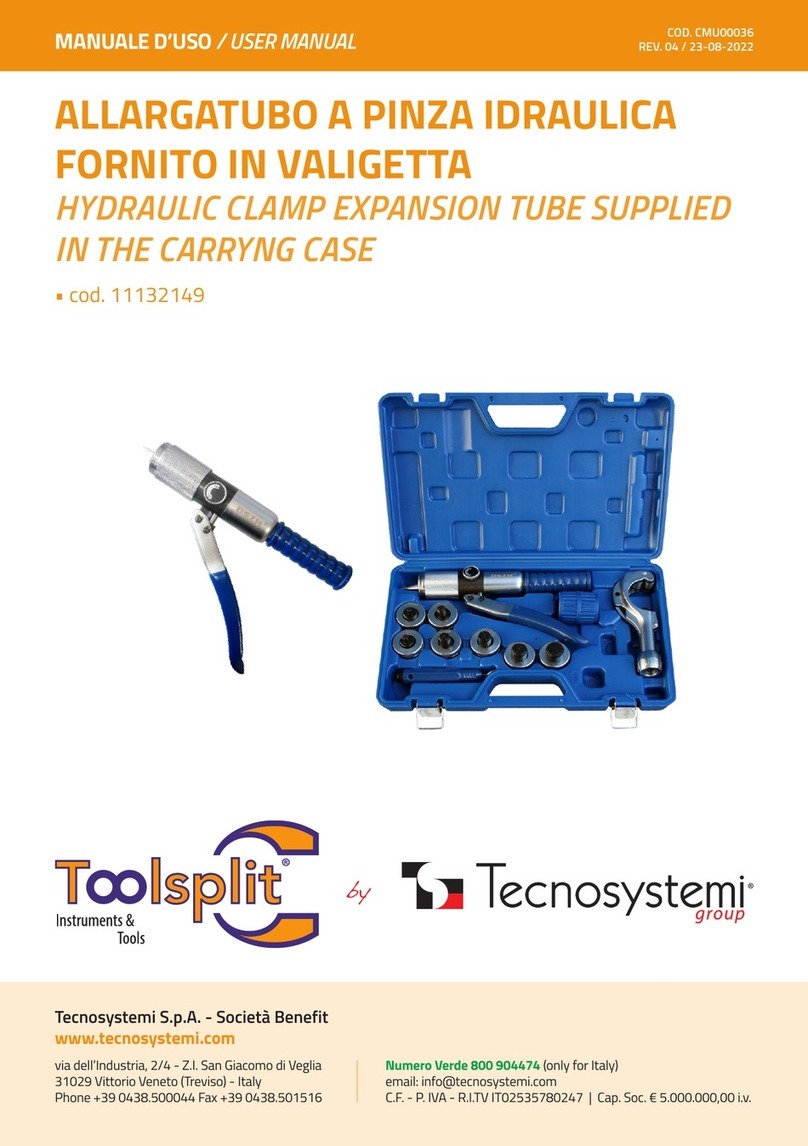Tecnosystemi Toolsplit 11132149 User manual