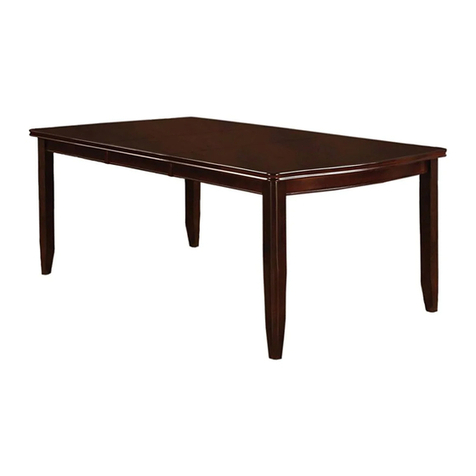 Furniture of America Edgemont CM3681DK-PT Assembly instructions