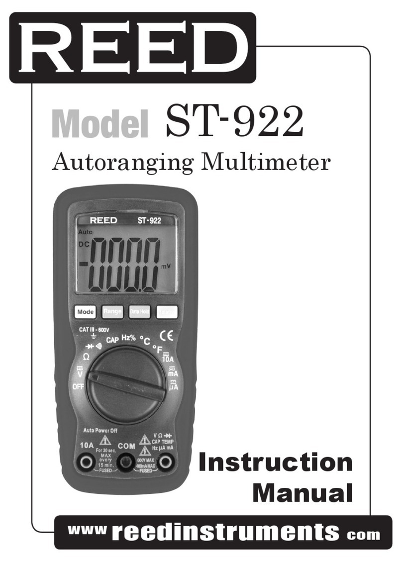 REED ST-922 instruction manual