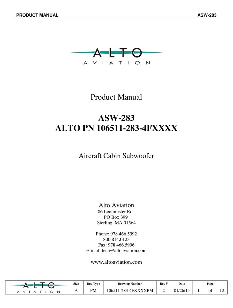 Alto Aviation ASW-283 product manual
