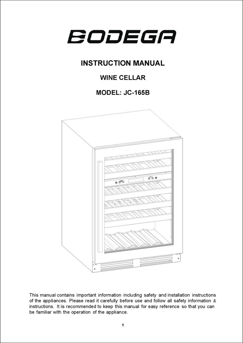 BODEGA JC-165B instruction manual
