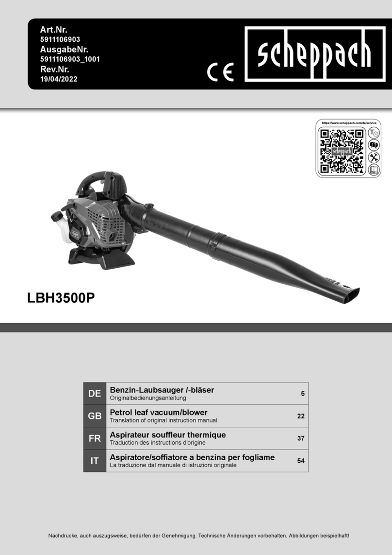 Scheppach LBH3500P Translation of original instruction manual