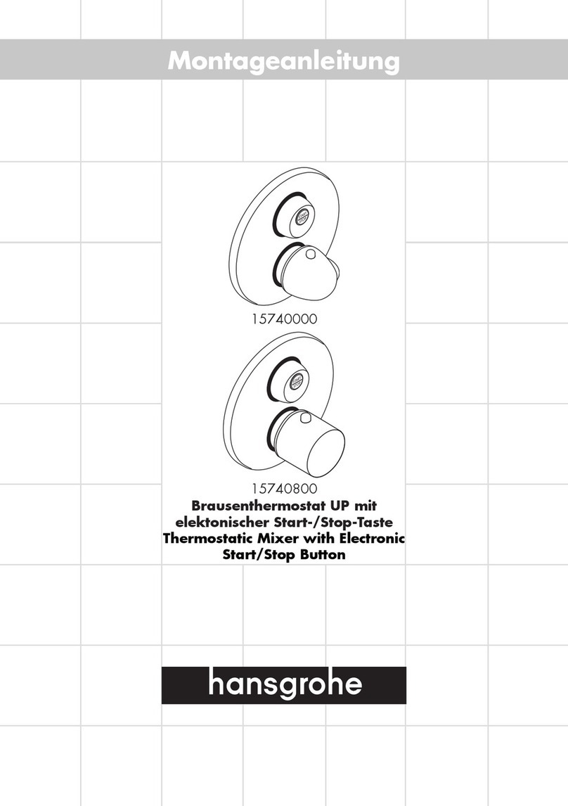 Hans Grohe 15740000 Assembly instruction Hans Grohe 15740000 Assembly instruction