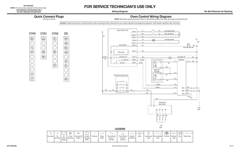 Whirlpool WFG515S0JW Wiring diagram