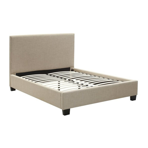 Modus Furniture GENEVA BED Assembly instructions