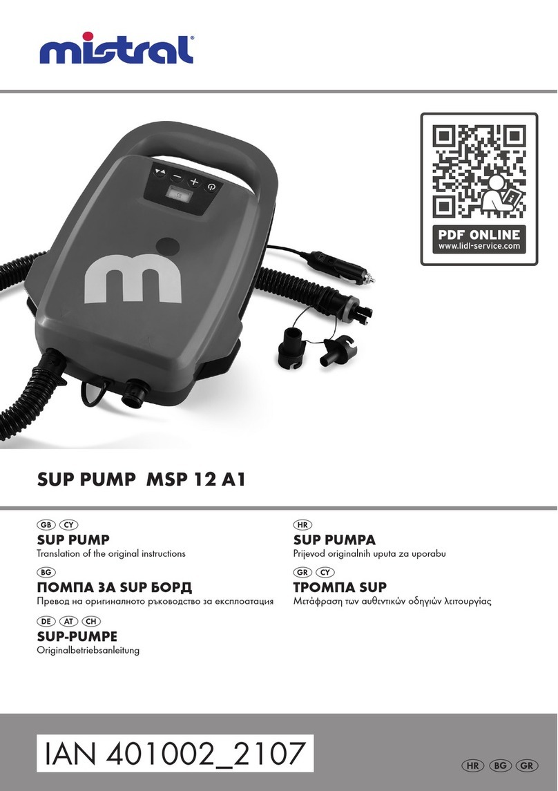 Mistral MSP 12 A1 Translation of the original instructions