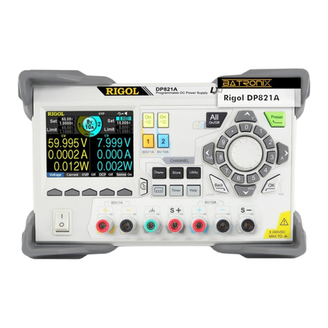 Rigol DP821A User manual