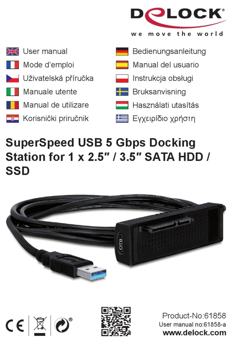 DeLOCK SuperSpeed 61858 User manual