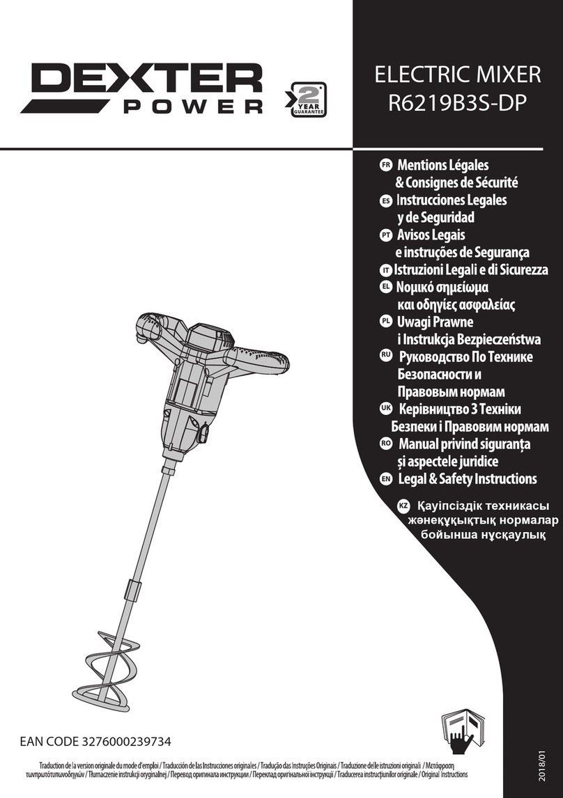 Dexter Power R6219B3S-DP instructions