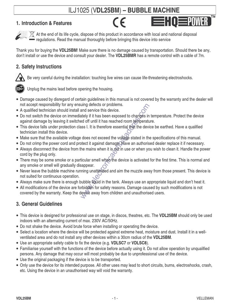 HQ Power ILJ1025 User manual HQ Power ILJ1025 User manual