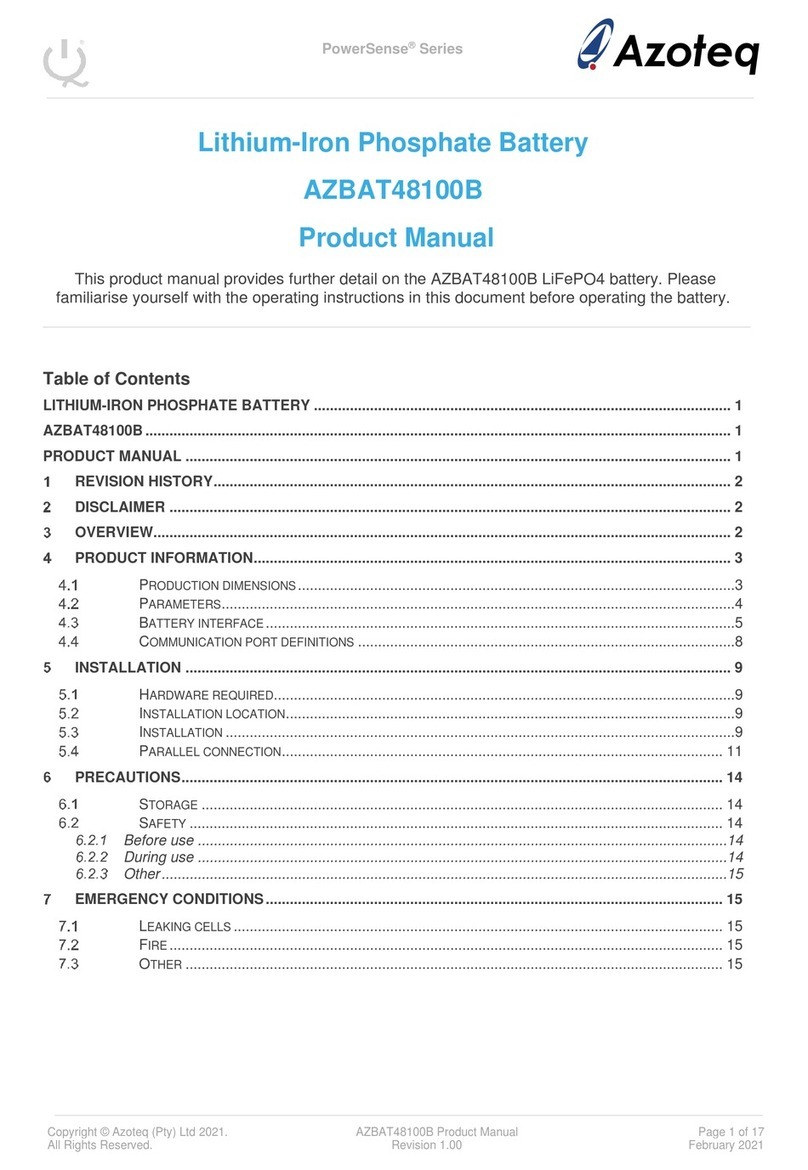 Azoteq AZBAT48100B product manual