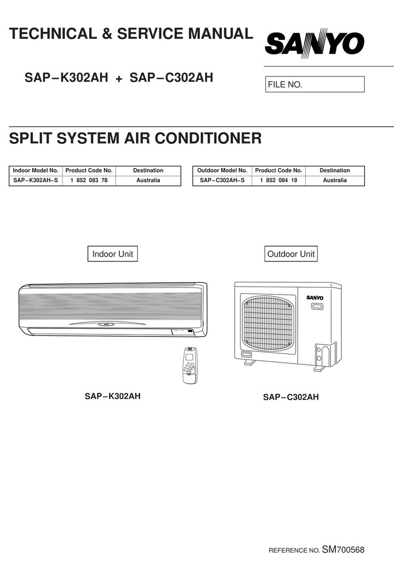 Sanyo SAP-C302AH-S Operating manual Sanyo SAP-C302AH-S Operating manual