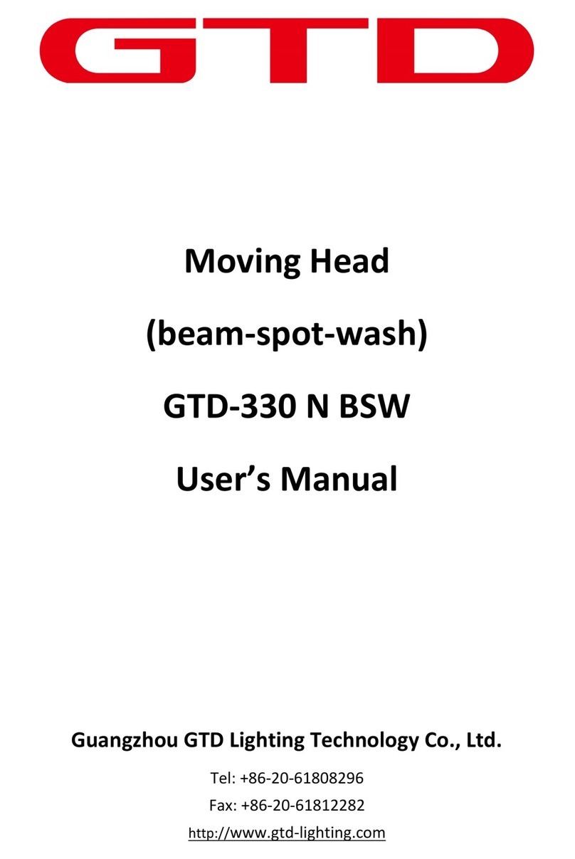 GTD GTD-330 N BSW user manual