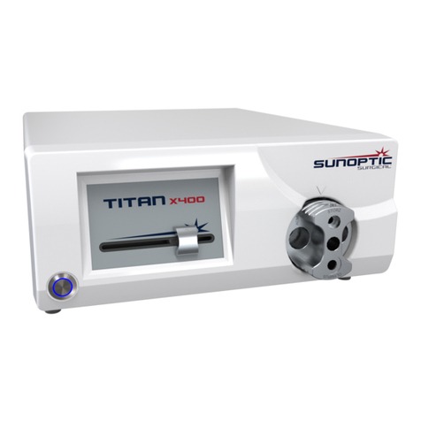Sunoptic Surgical Titan X400 Operator's manual