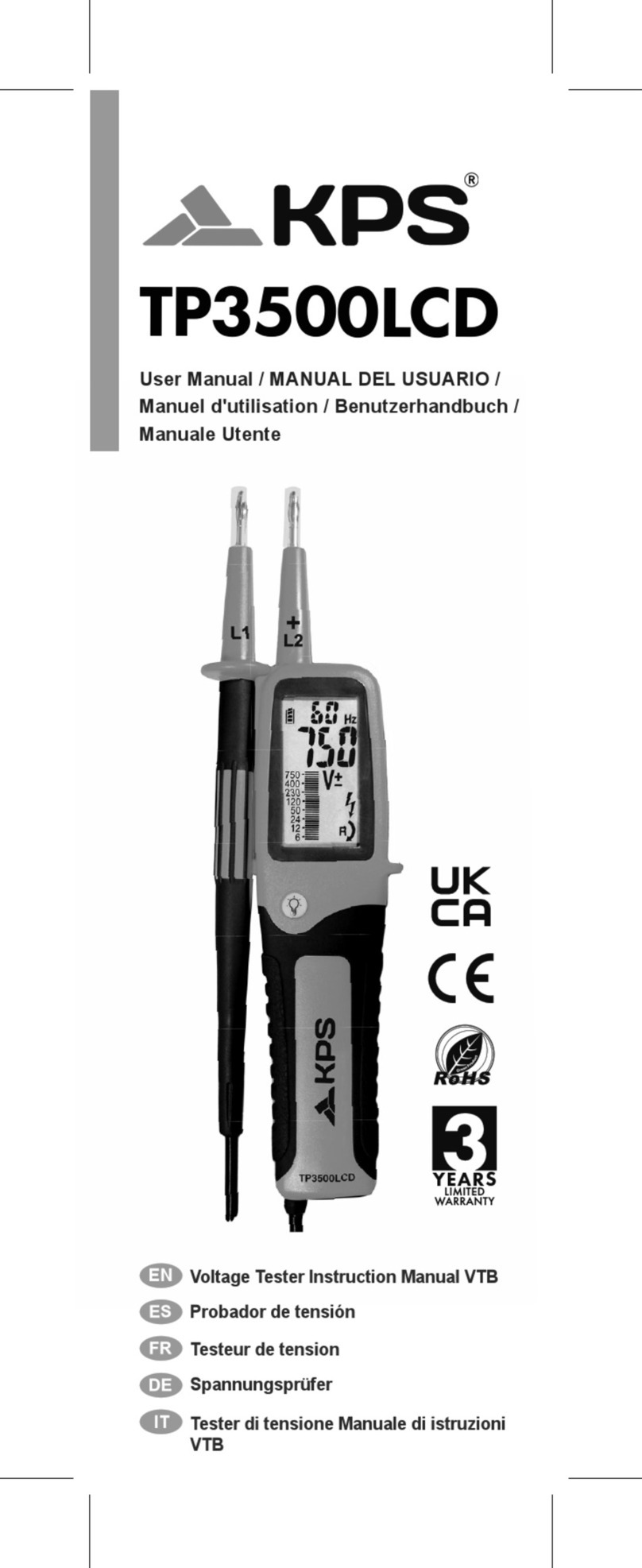 KPS TP3500LCD user manual
