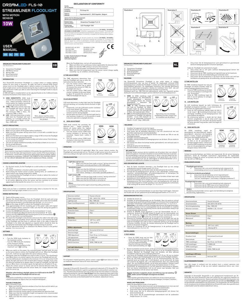 DreamLED FLS-10 user manual