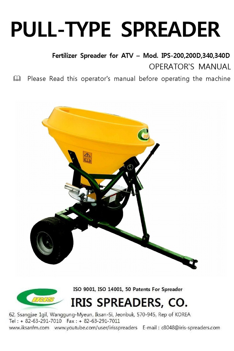 IRIS Spreaders IPS-200 Operator's manual IRIS Spreaders IPS-200 Operator's manual