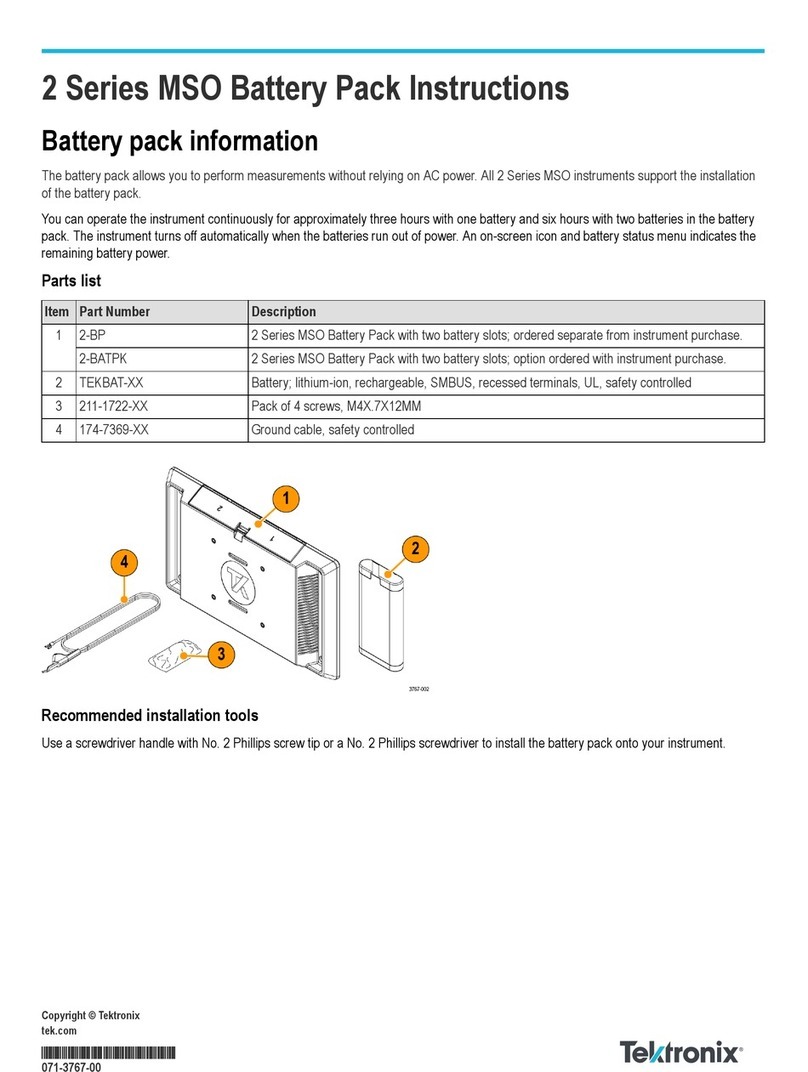 Tektronix 2 Series instruction manual