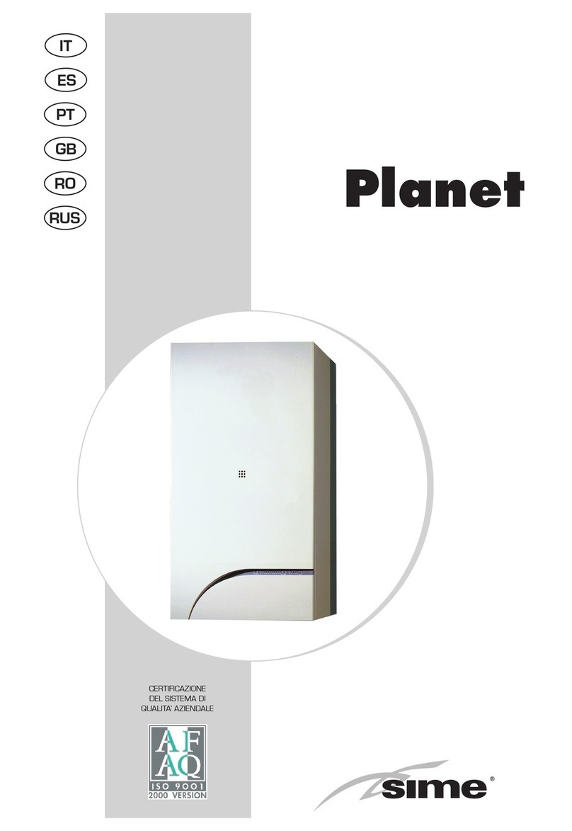 Sime PLANET 25 OF C User manual