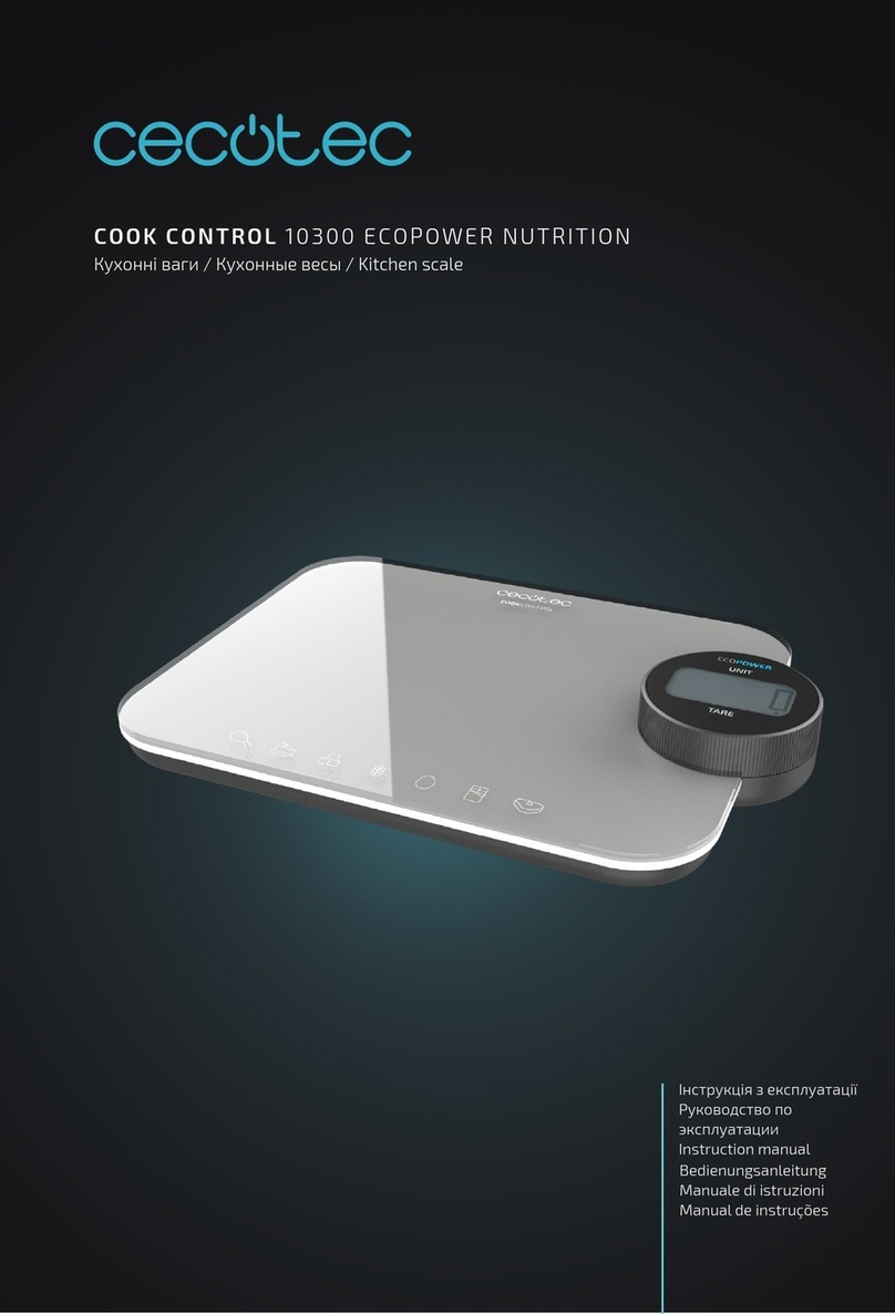 cecotec COOK CONTROL 10300 ECOPOWER NUTRITION User manual cecotec COOK CONTROL 10300 ECOPOWER NUTRITION User manual