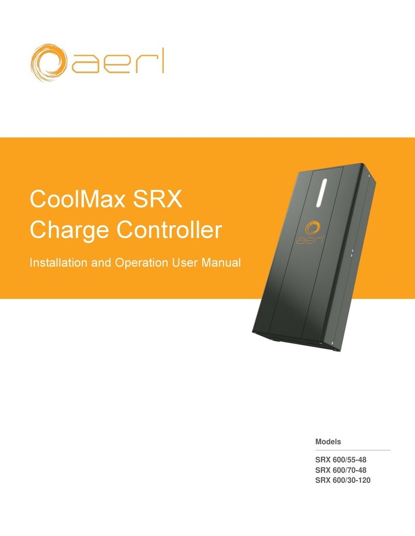 aerl CoolMax SRX Installation and Operation User Manual