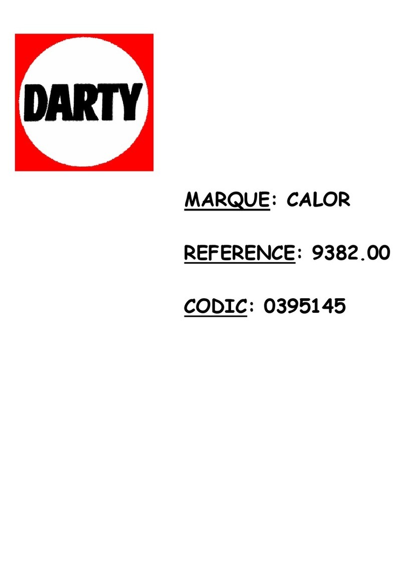 CALOR 9363 Instructions for use