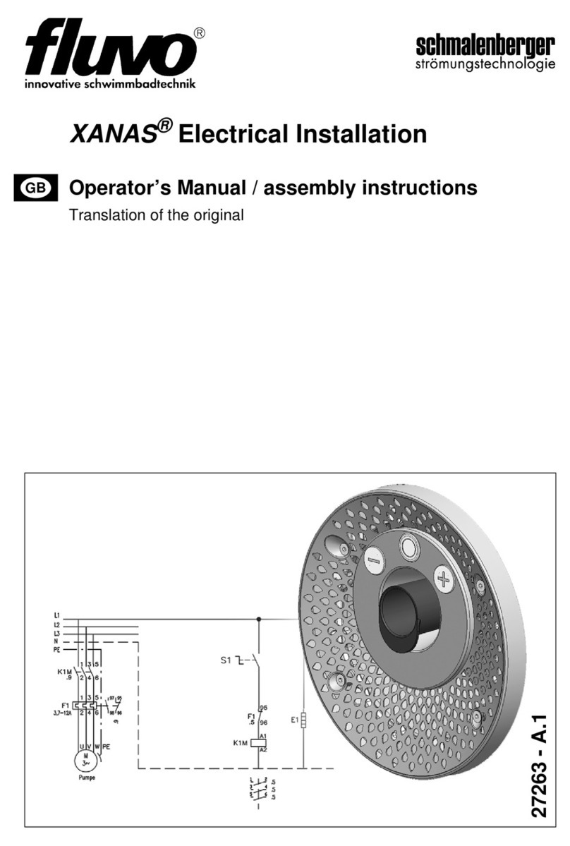 FLUVO XANAS 1.5 Operator's manual