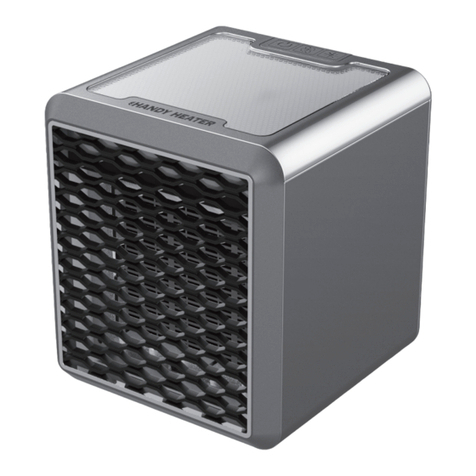 Livington Handy Heater Power Cube Instructions for use
