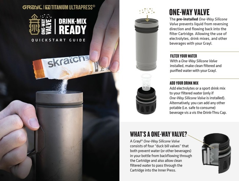 Grayl ULTRAPRESS TITANIUM quick start guide