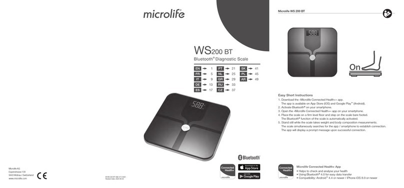 Microlife WS 200 BT manual