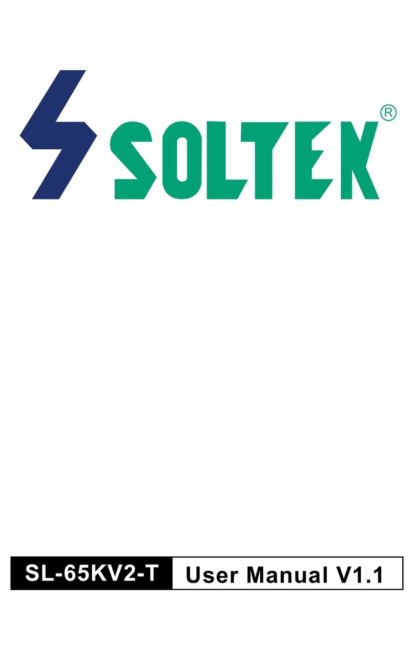 SOLTEK SL-65KV2-T User manual