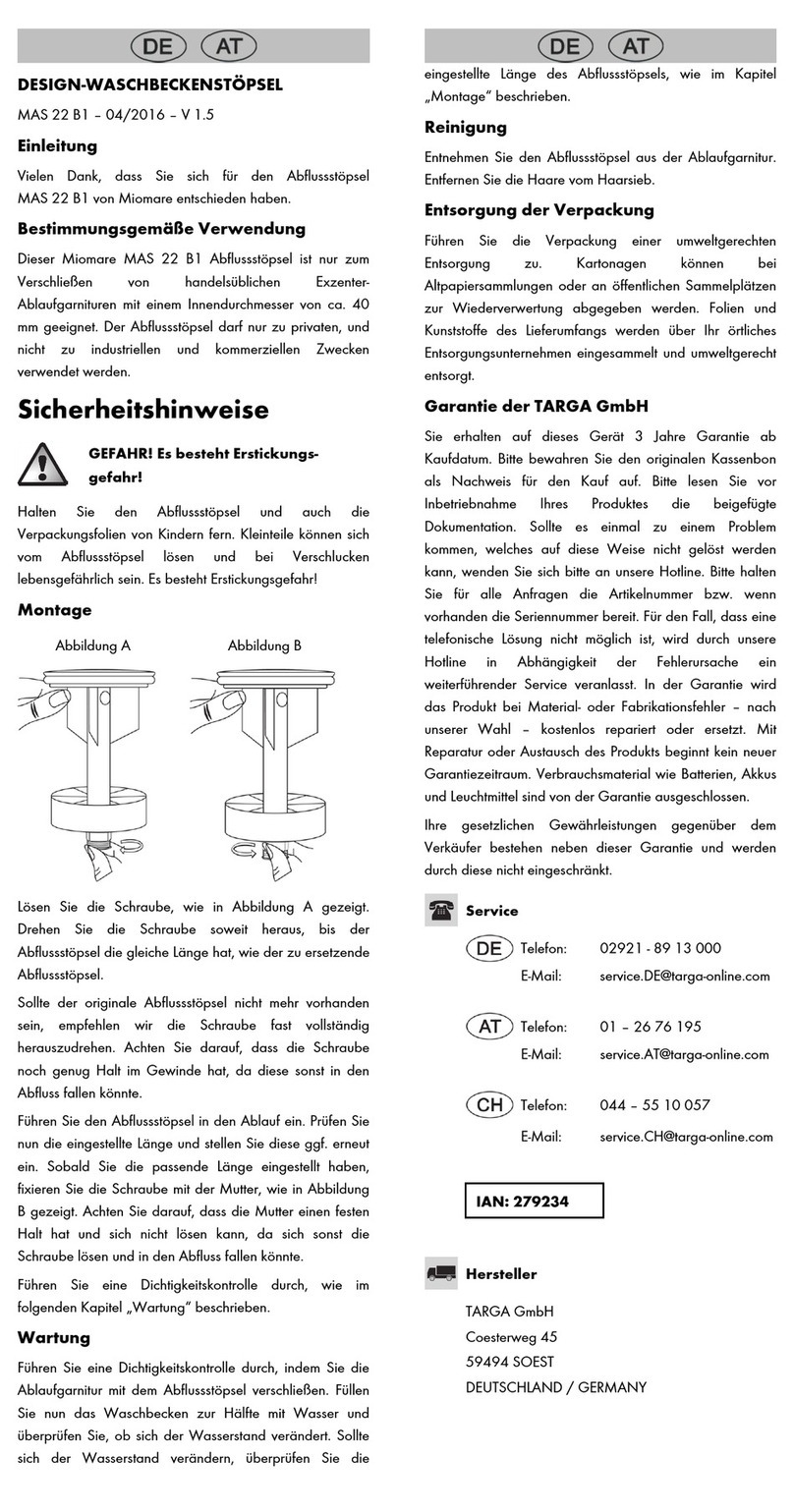 Miomare MAS 22 B1 User manual