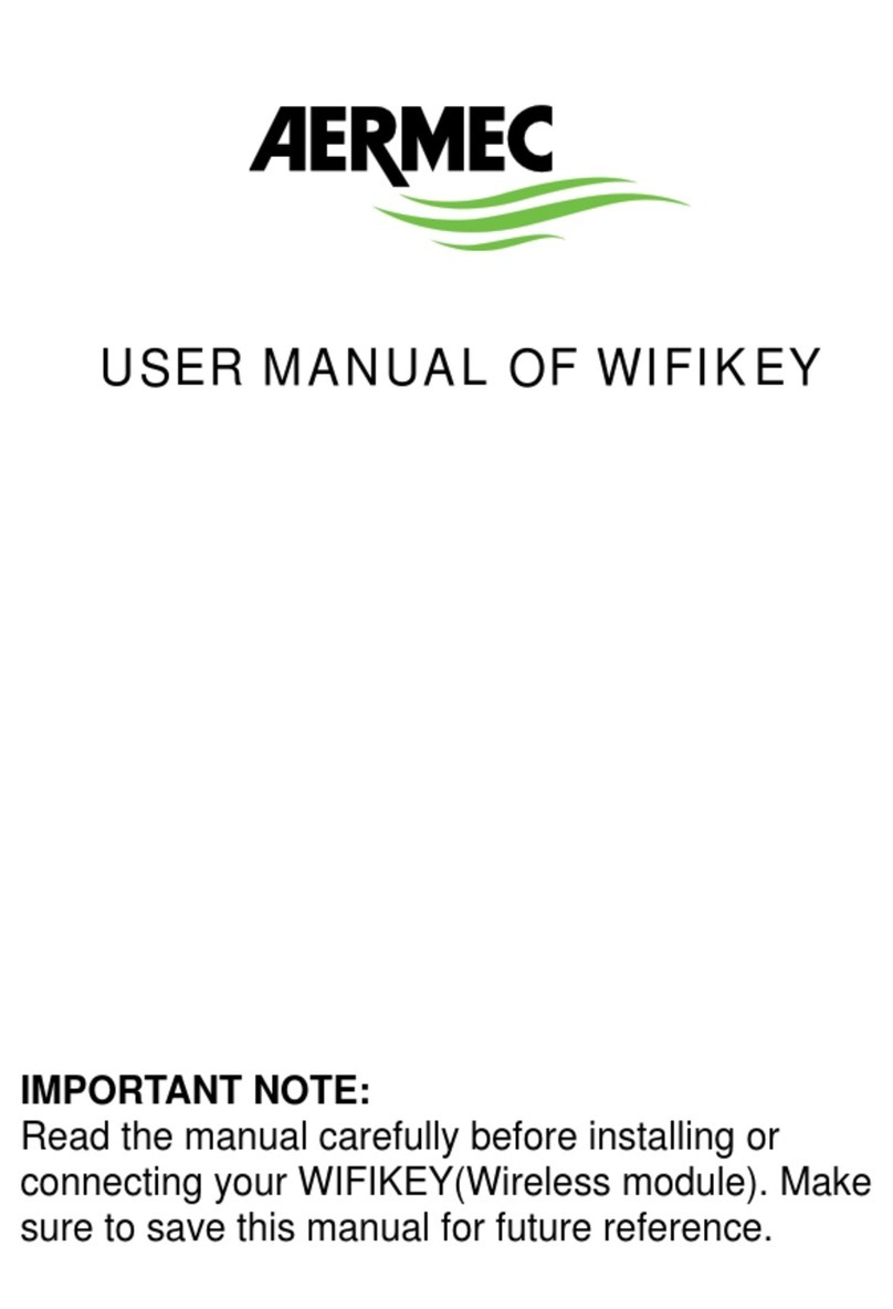 AERMEC WIFIKEY user manual
