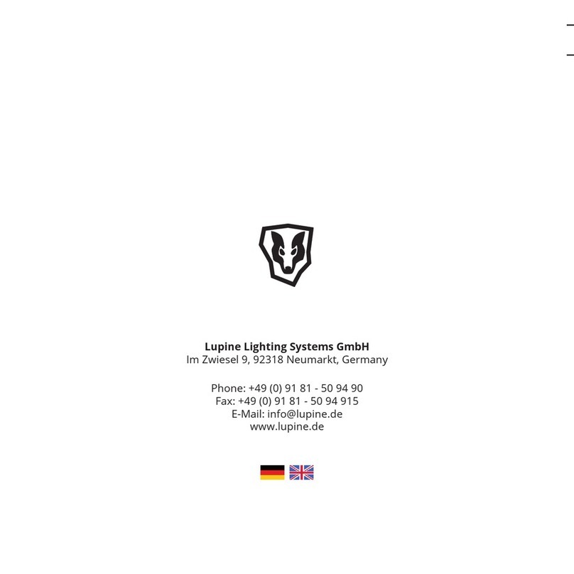 Lupine 2012974-65 User manual