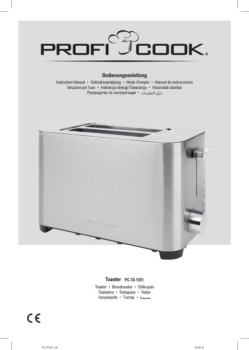 Proficook PC-TA 1251 instruction manual Proficook PC-TA 1251 instruction manual