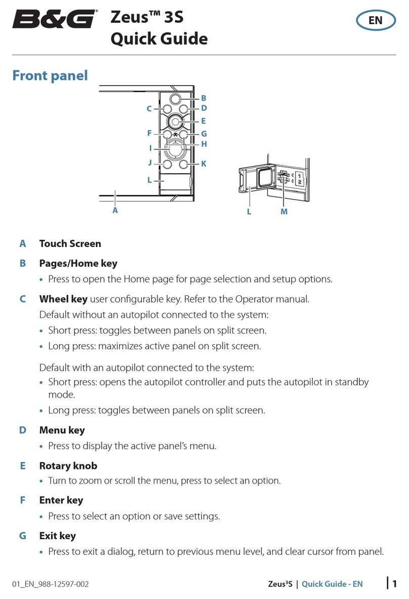 B&G Zeus 3S User manual B&G Zeus 3S User manual